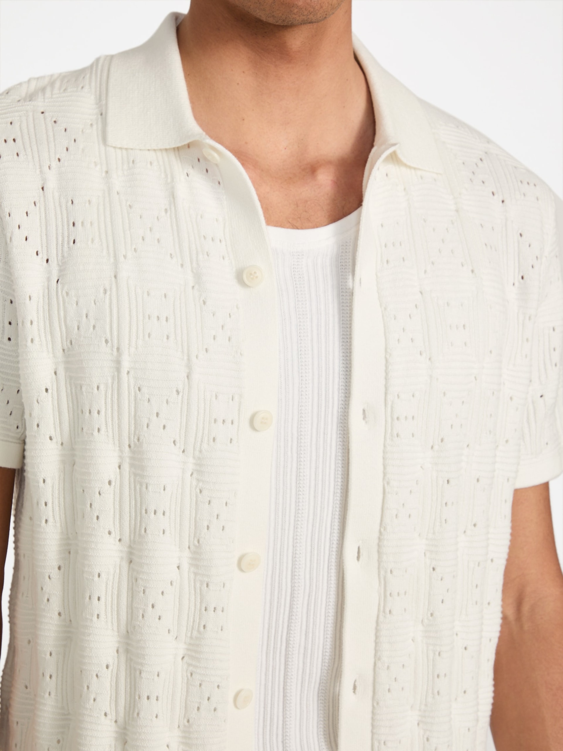 Camisa Topanga Pointelle