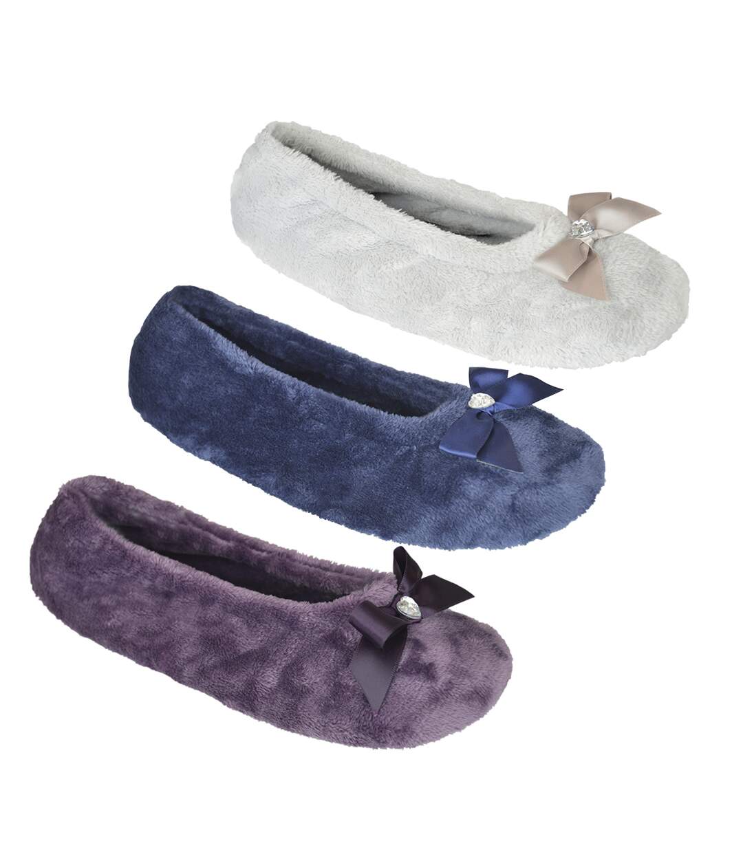 Chaussons ballerines - Femme (Violet) - UTUT510