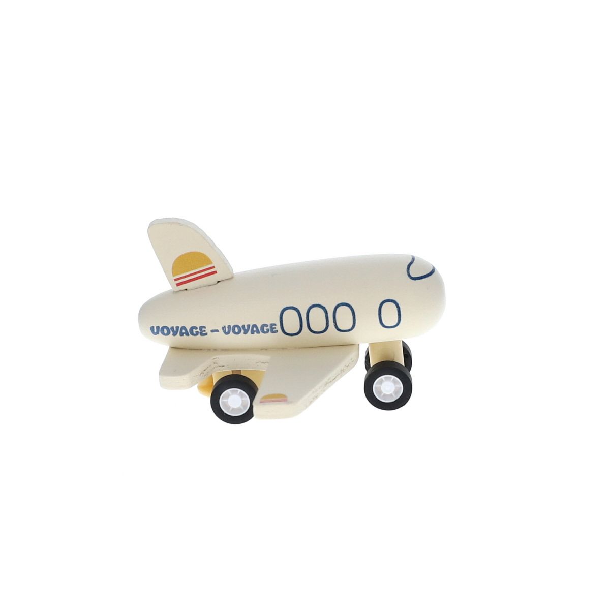 Avion en bois à friction Mercredi et Patati