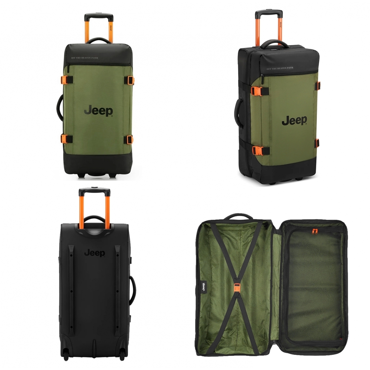 Jeep Sac de voyage avec roulettes 64L JS007C Jeep polyester taille L 73cm