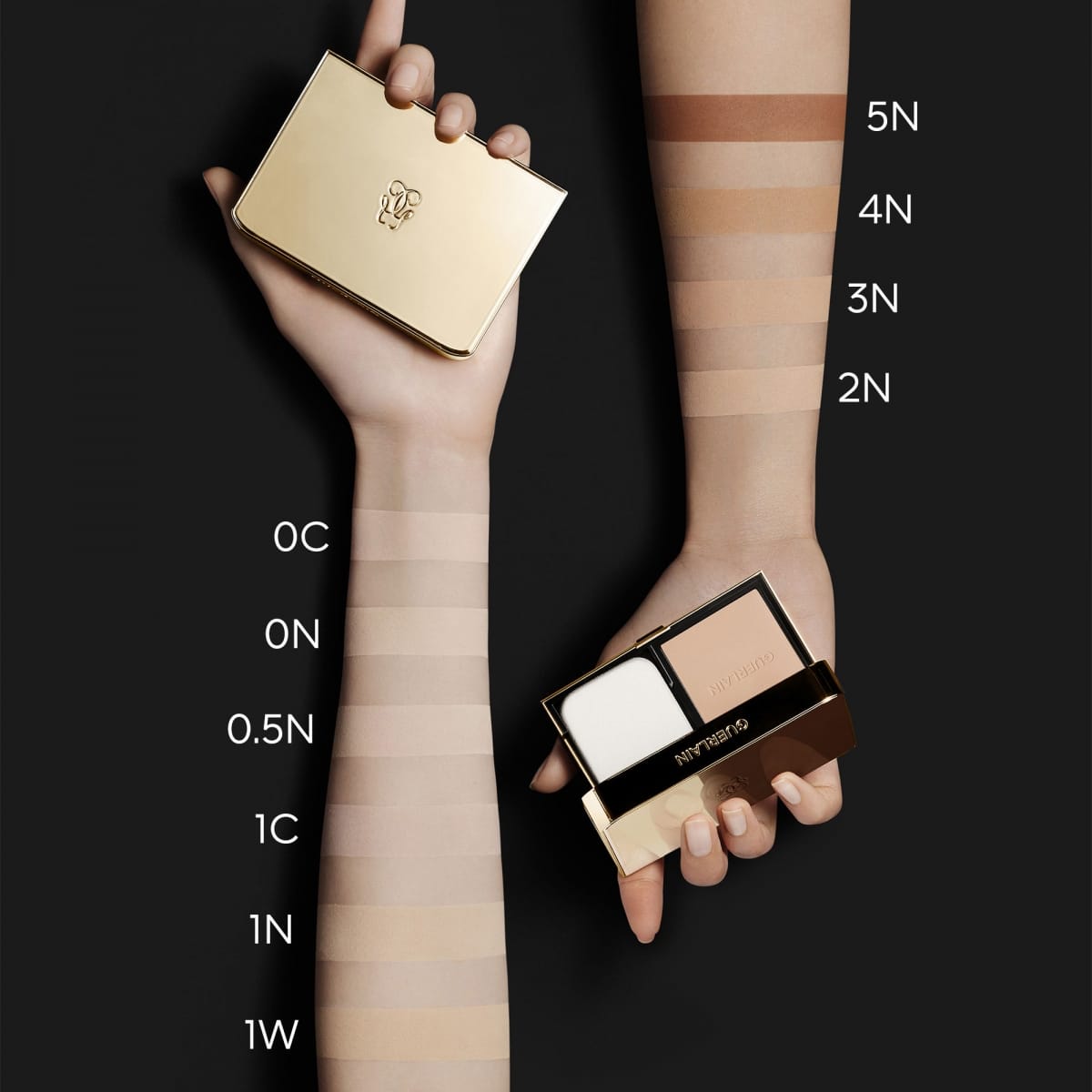 GUERLAIN Parure Gold Skin Control Fond de Teint Compact Haute Perfection &  Matité