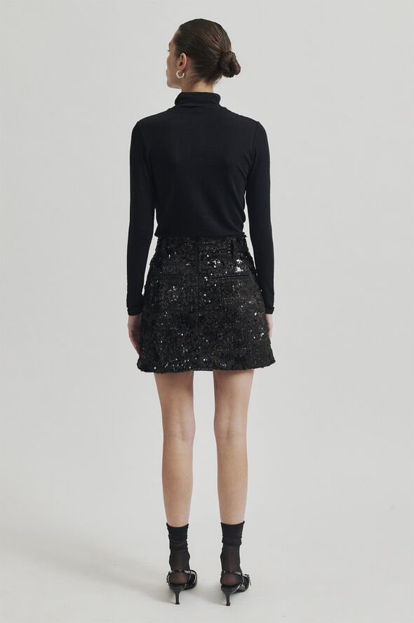 Second Female Flakes Skirt Black