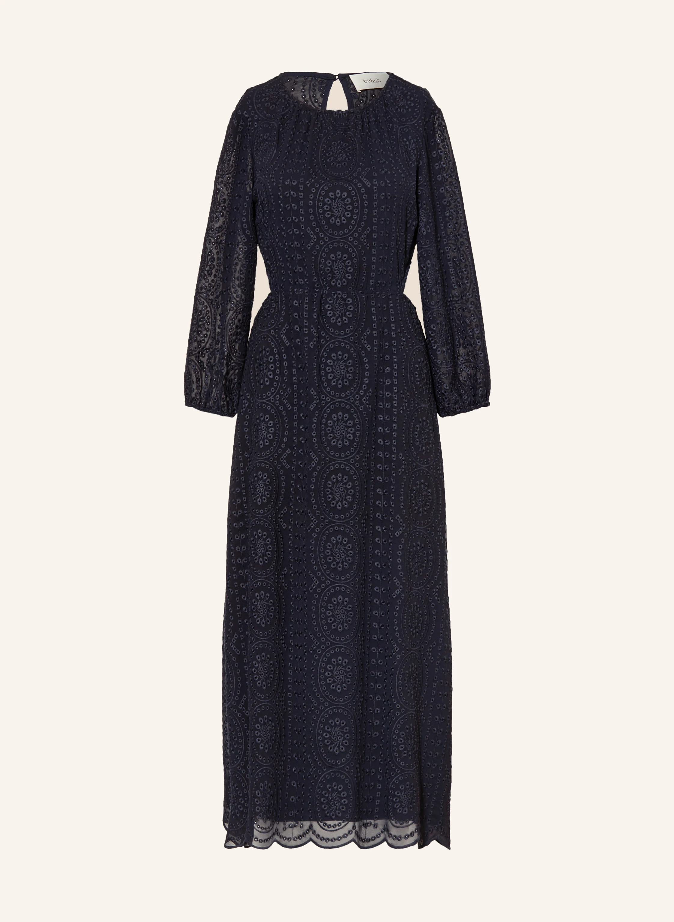 ba&sh Kleid BETTINA aus Lochspitze mit Cut-outs