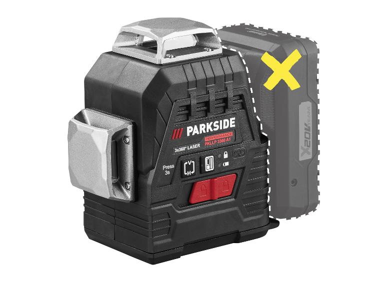Accu-kruislijnlaser 20 V zonder accu en lader
