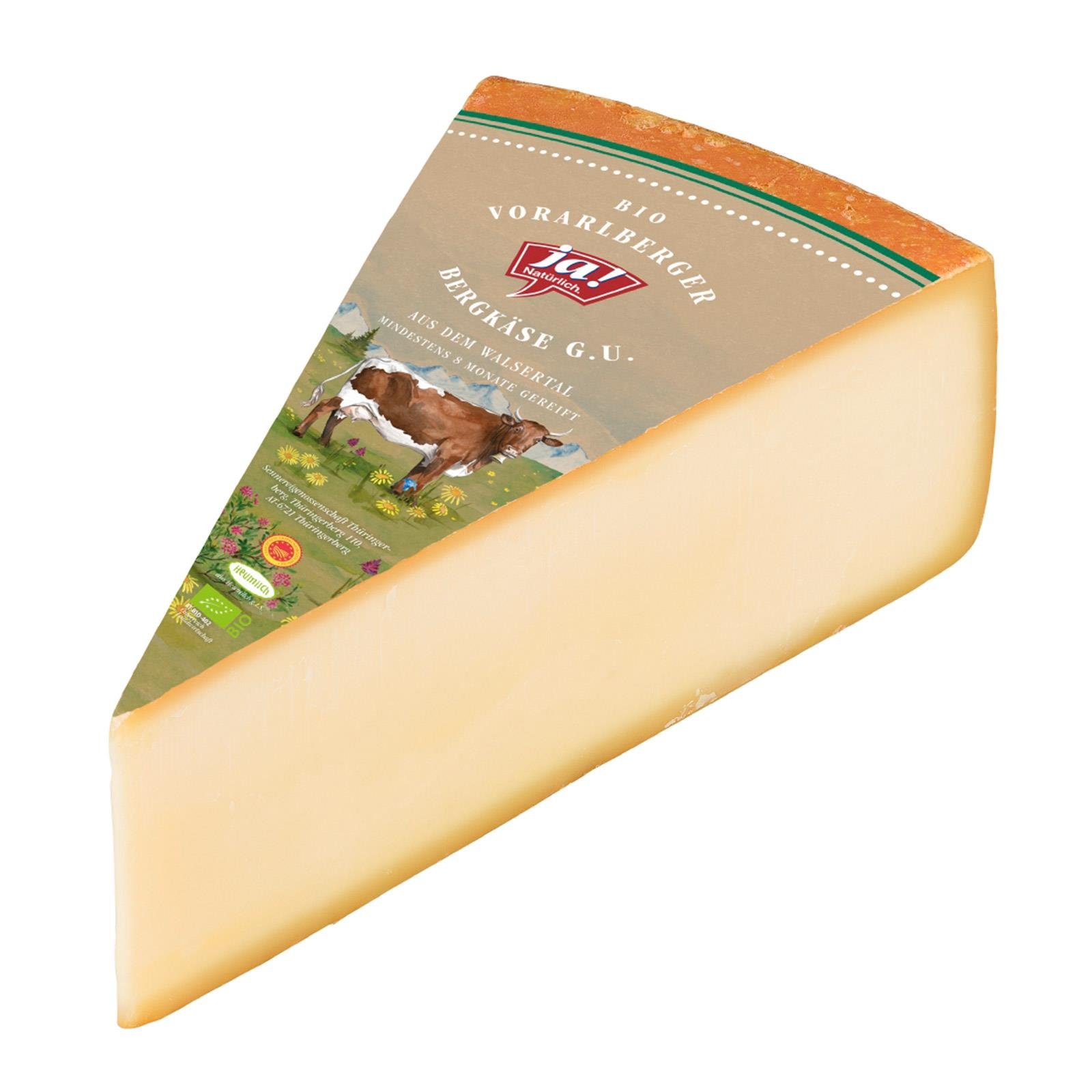 Ja! Natürlich Vorarlberger Bio Bergkäse