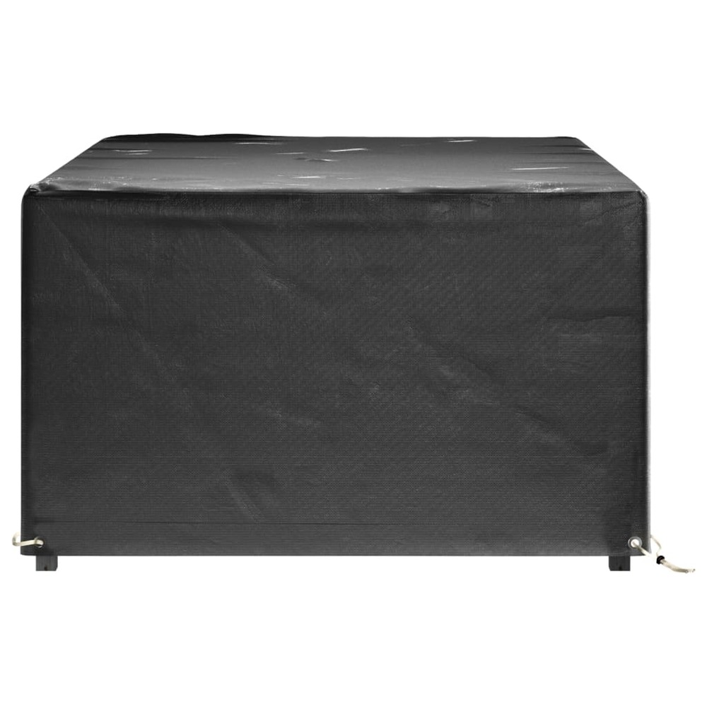Housses salon de jardin2pcs 8œillets 180x122x75cm rectangulaire