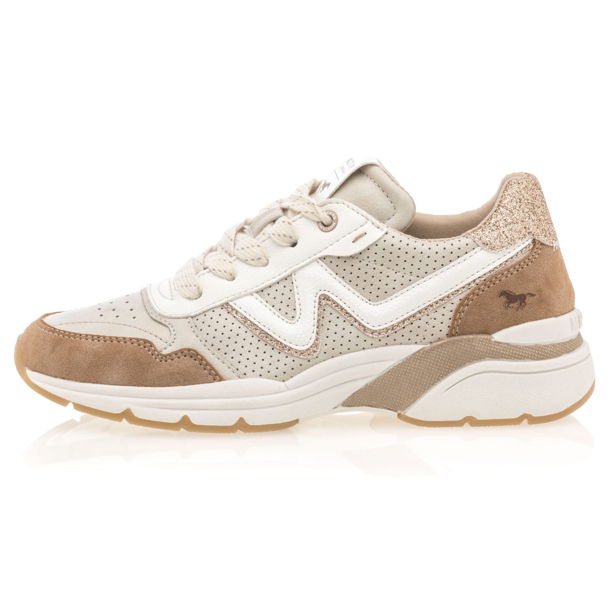 Baskets basses Femme beige