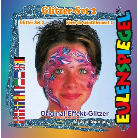 Eulenspiegel Schminkset Glitzer Set 2