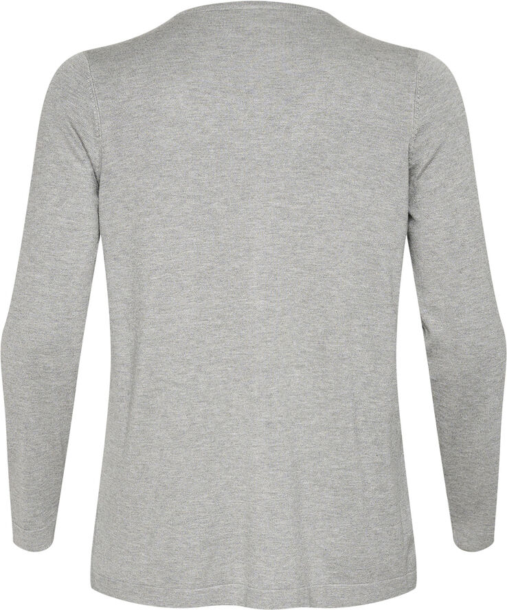 Kaffe Curve KCfarsia Cardigan Grey melange
