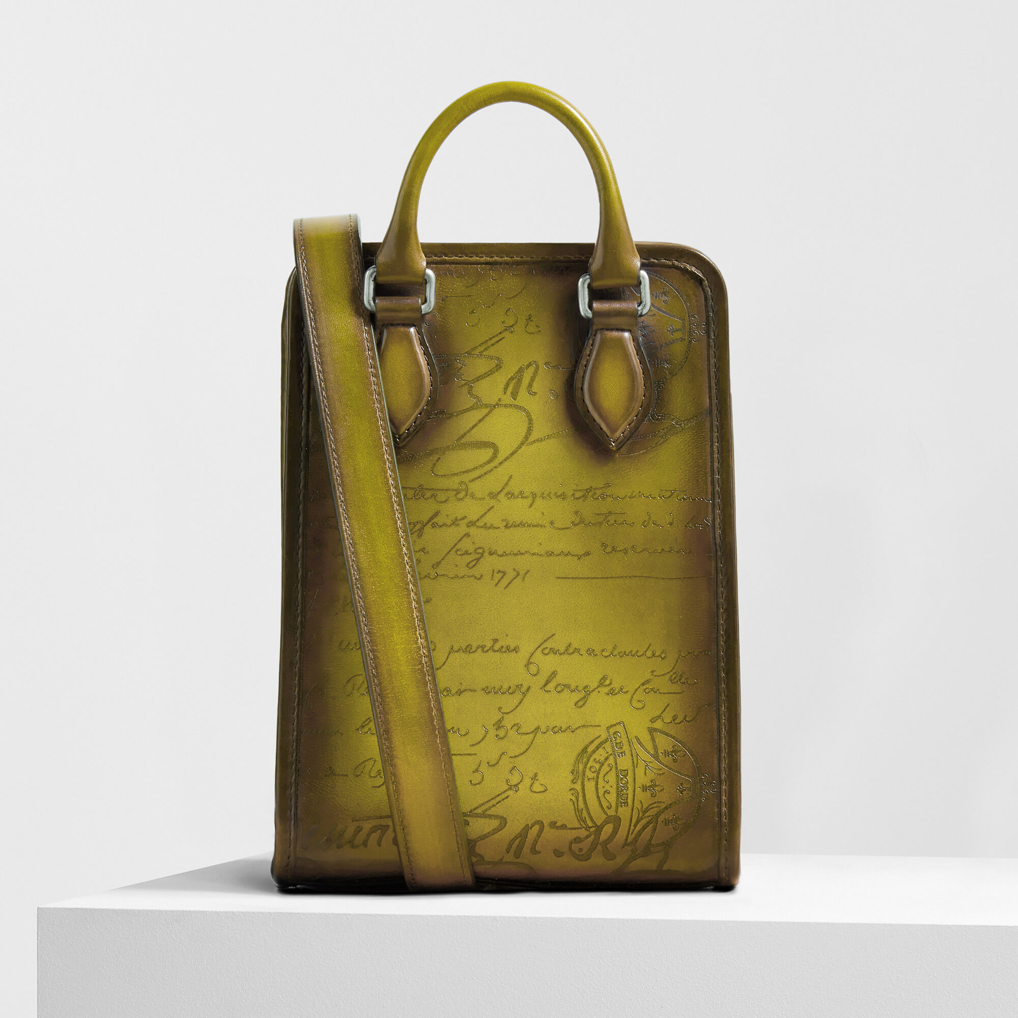 Sac Bandoulière Premier Jour Gulliver En Cuir Scritto