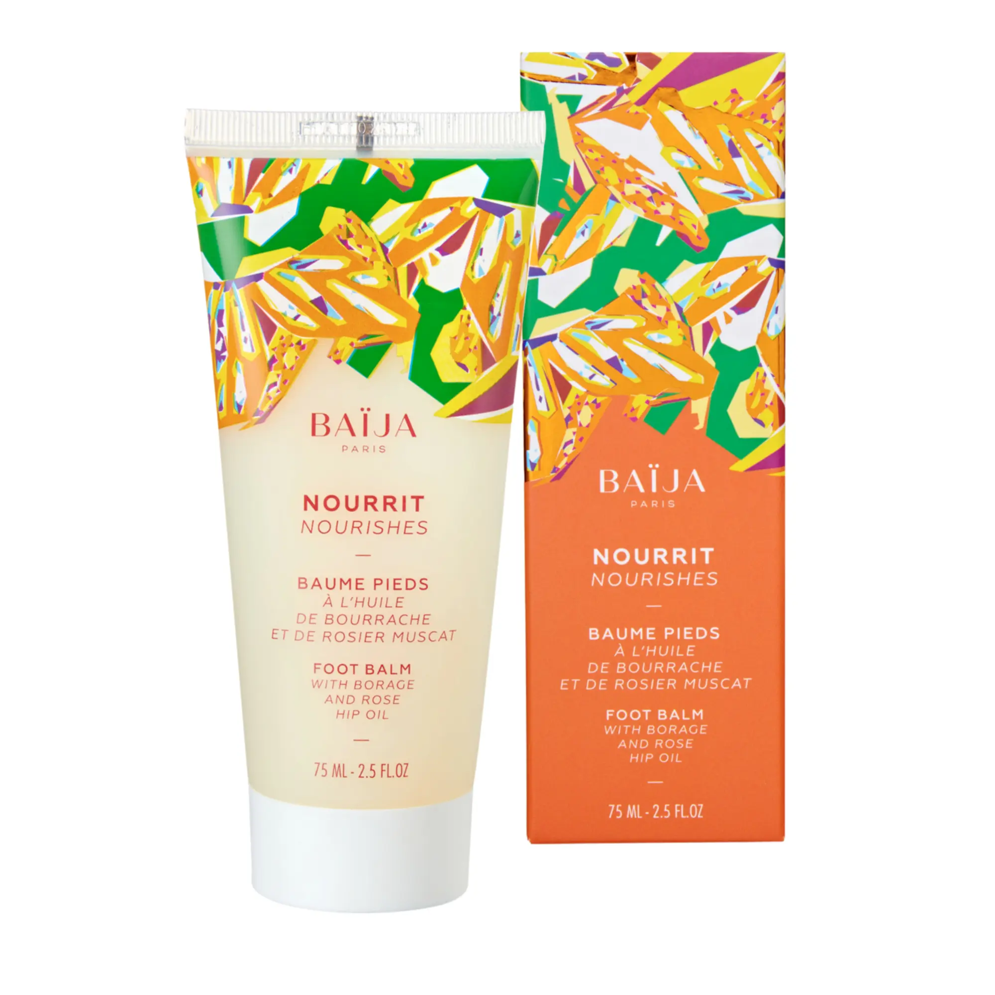 Baïja - Baume Pieds Nourrissant Huile de Bourrache & Rosier Muscat 75ml - Pieds