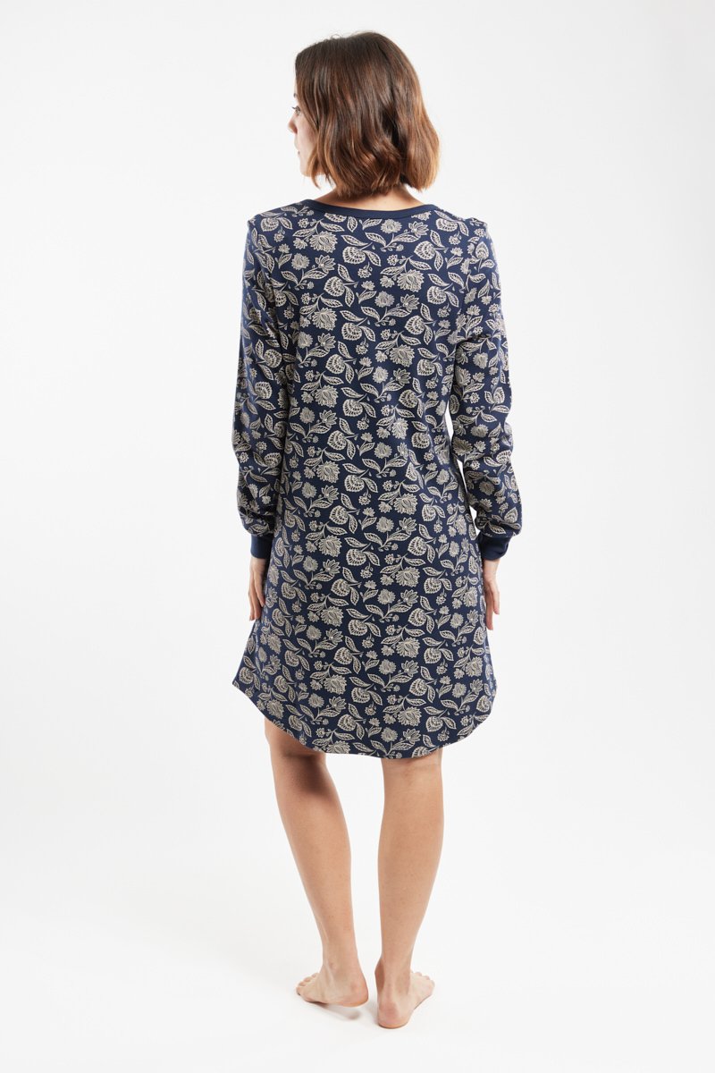 Chemise de nuit imprimée - coton