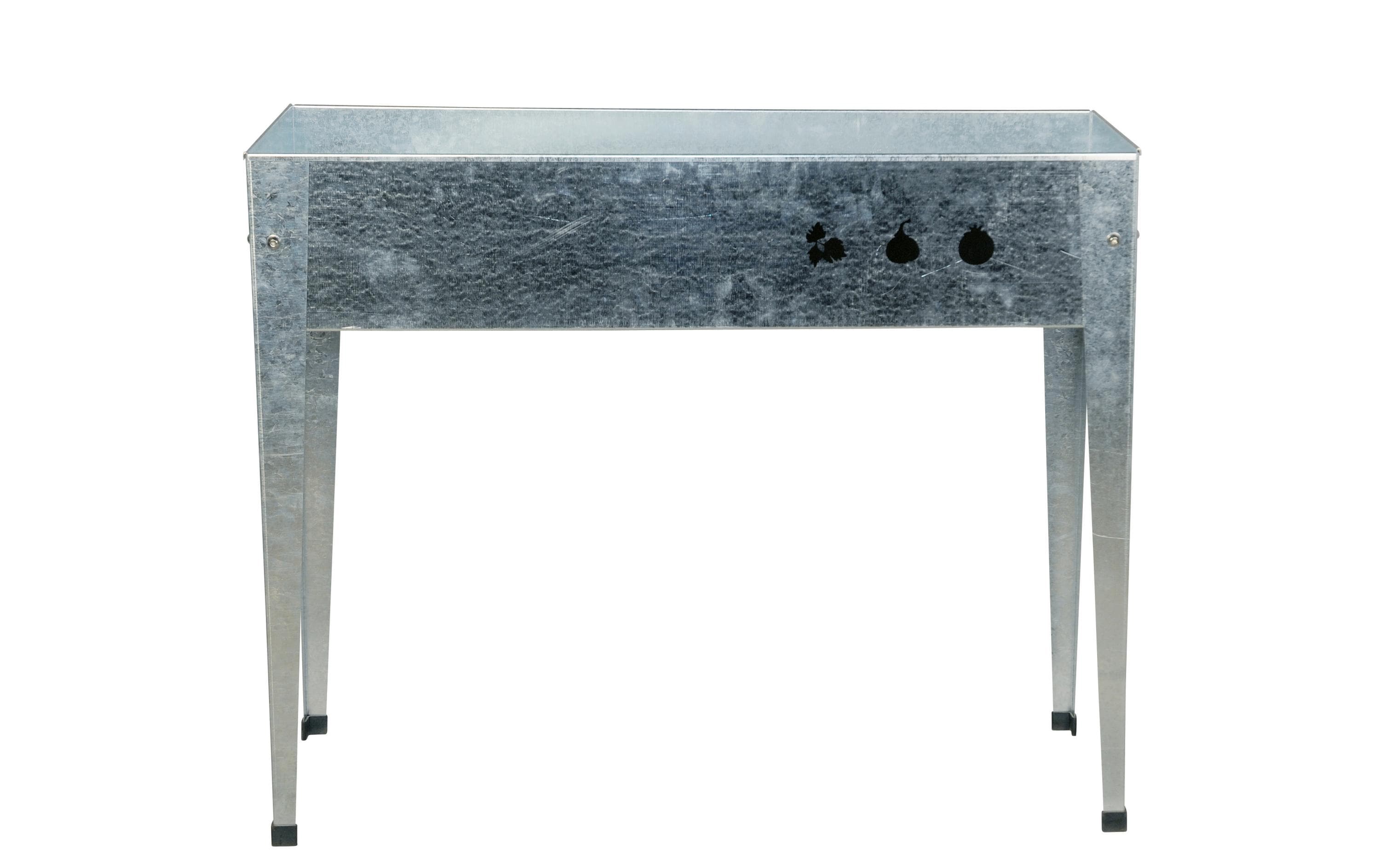 Hochbeet 100 x 40 x 84 cm Urban Garden GalvanisiertPflanzgefäss (Hochbeet)