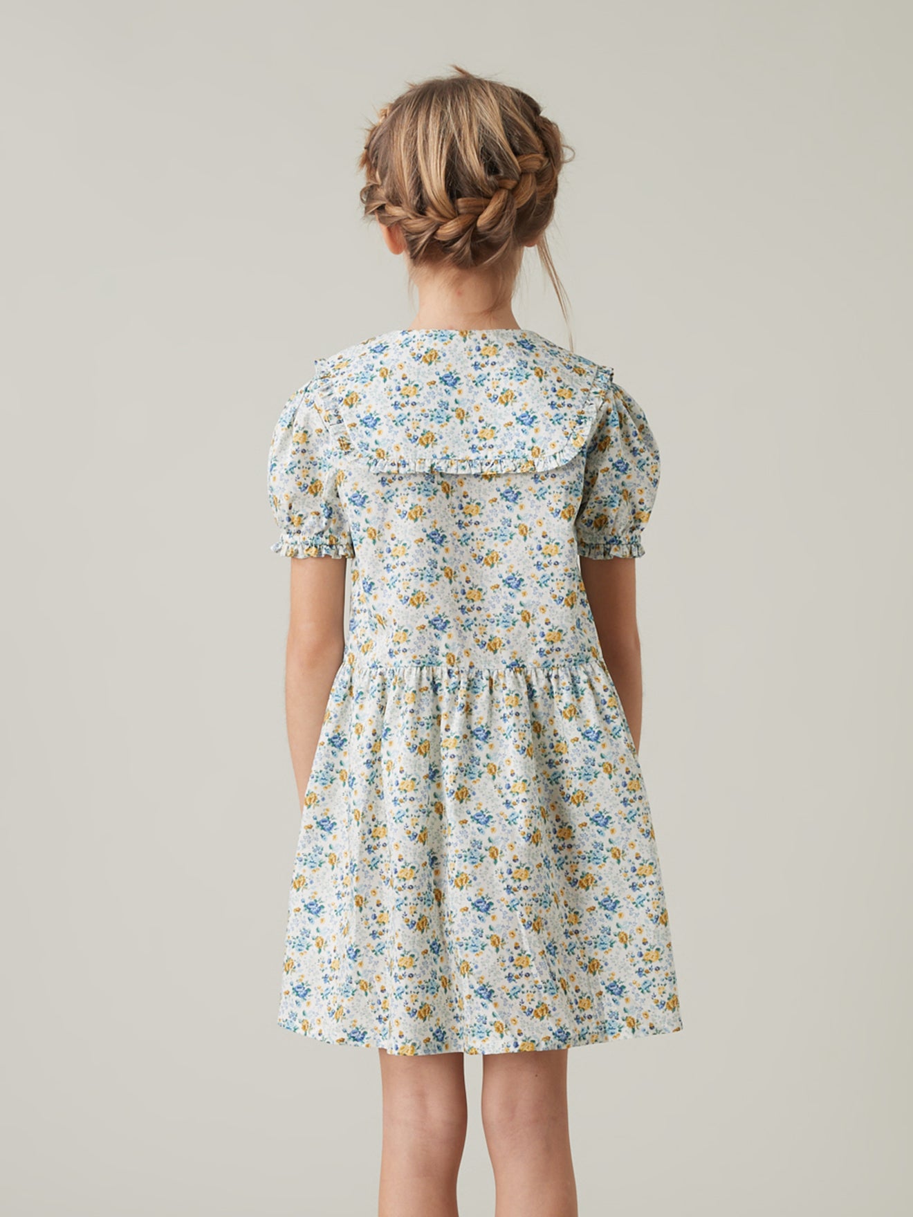 Robe Fille en tissu Liberty