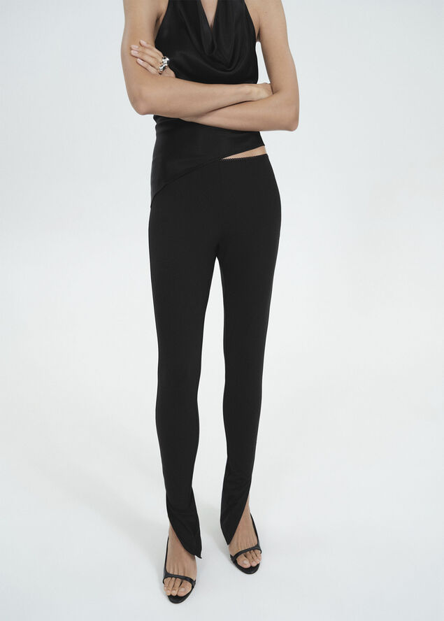 MANGO LEGGINGS. -- ROMINE Black
