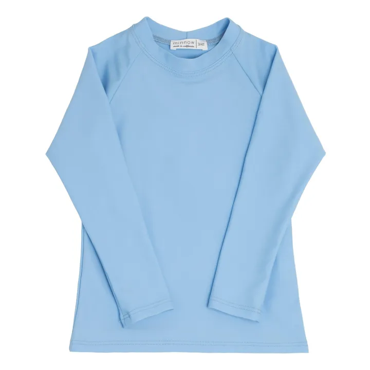 Minnow T-shirt Manches Longues Anti-UV Uni | Bleu ciel