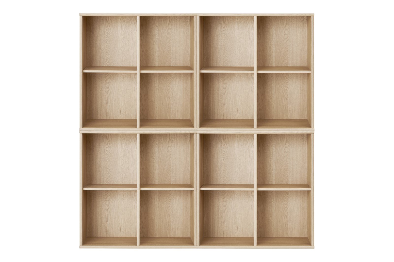Mistral Bokyller 140x140x27cm. Mattlakkert eik. Veggmontert. 4stk.