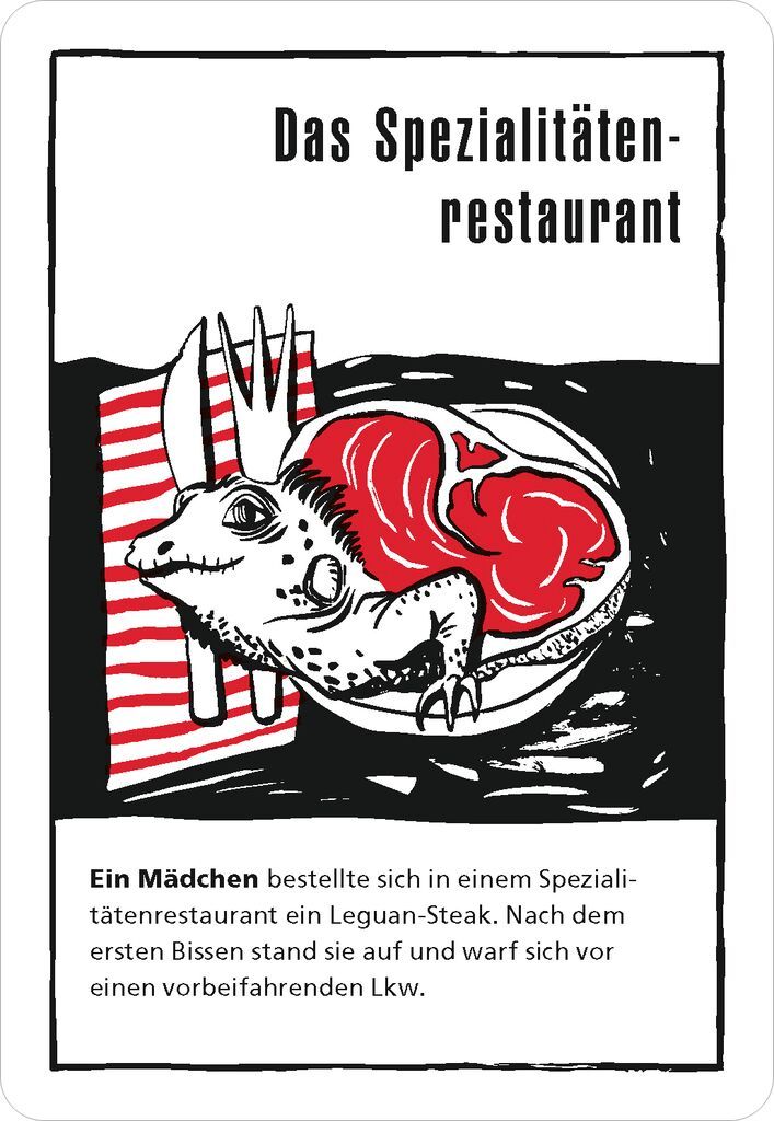 Rätselkarten BLACK STORIES - NO. 1