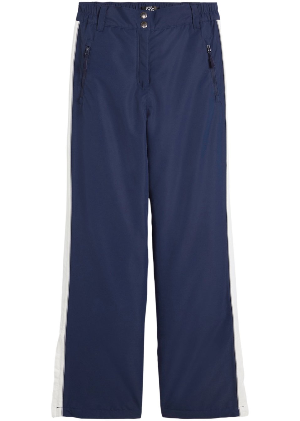 Pantalon de ski thermo fonctionnel, détails réfléchissants, étanche, Straight