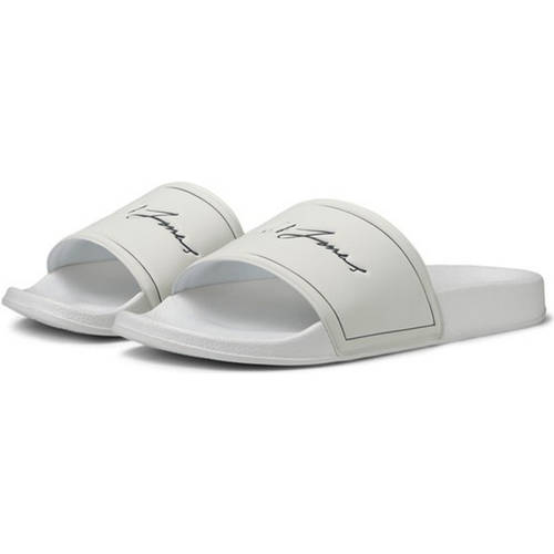 Jack & Jones - 12192856 JFWGARY POOL SLIDER BRIGHT WHITE Blanco