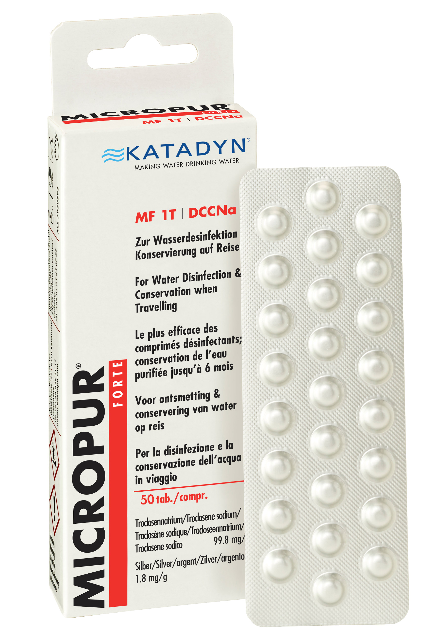 Micropur Forte MF1/50T (2x25 Tab) DE/EN/FR/NL/IT