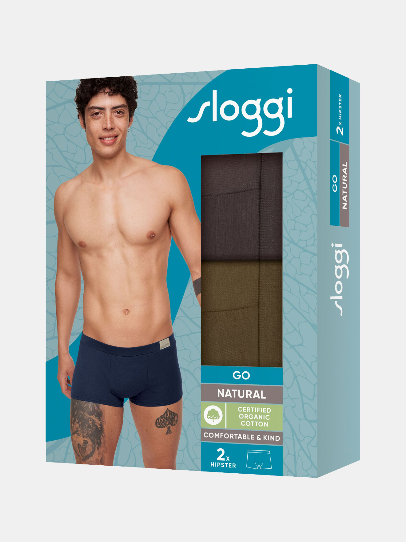 Lot de 2 boxers GO Natural