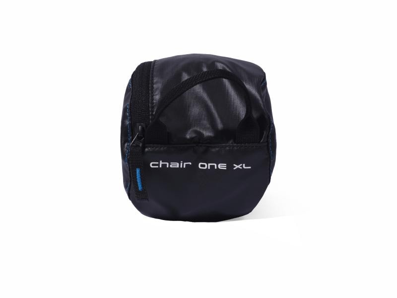 HELINOX Campingstuhl Chair One XL Black/Cyan Blue Leichter Campingstuhl