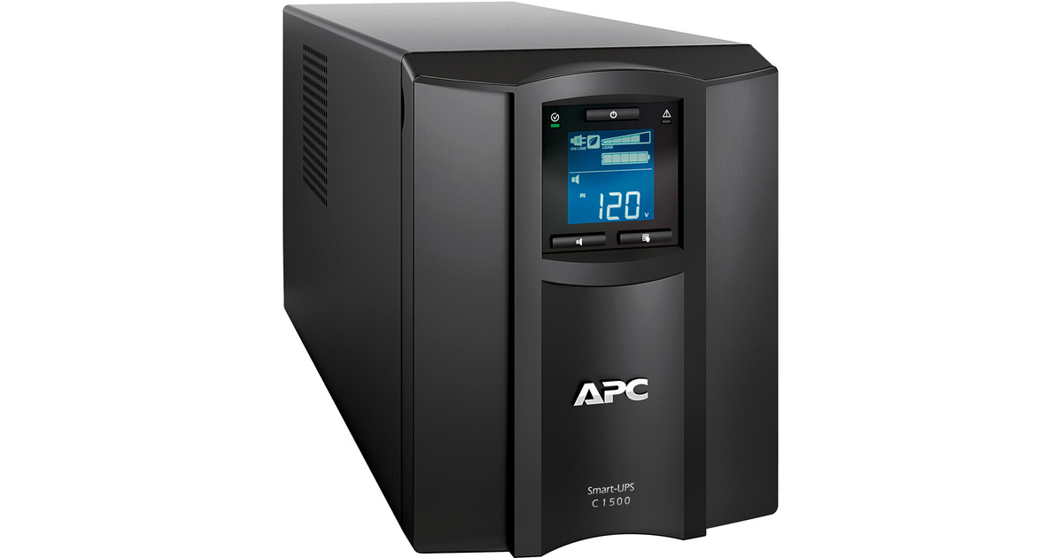 APCSmart-UPS SMC1500IC Noodstroomvoeding ups  (Zwart, 8x C13, USB, SmartConnect, 1500VA)