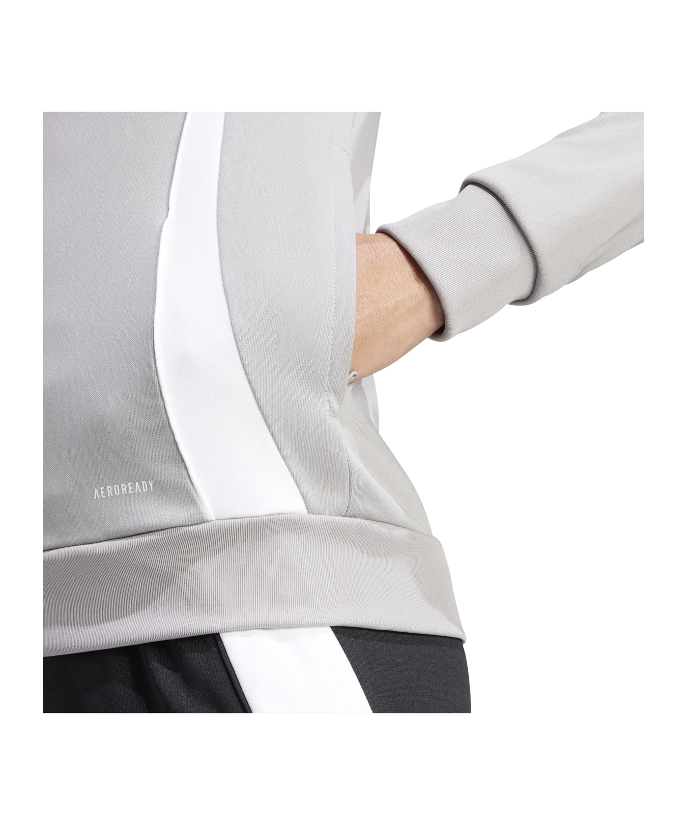 adidas Tiro 24 Trainingsjacke Damen Grau Weiss