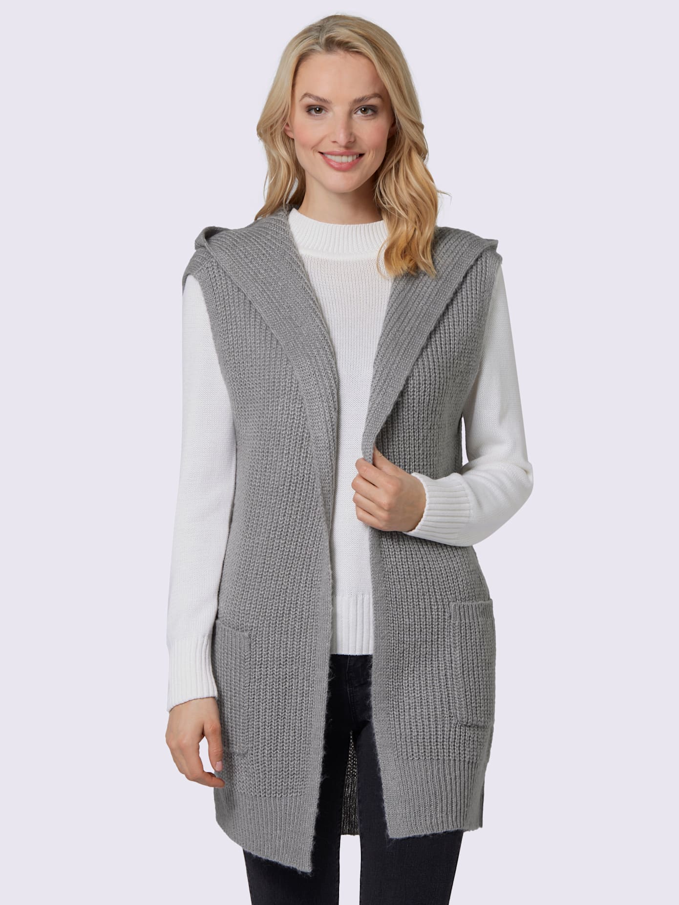 Gilet long longueur amovible