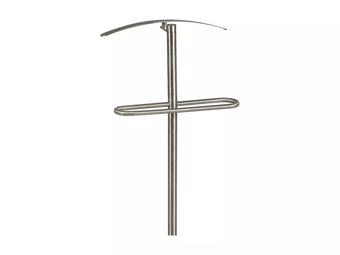 VALIA - Valet de Nuit en Inox Gris
