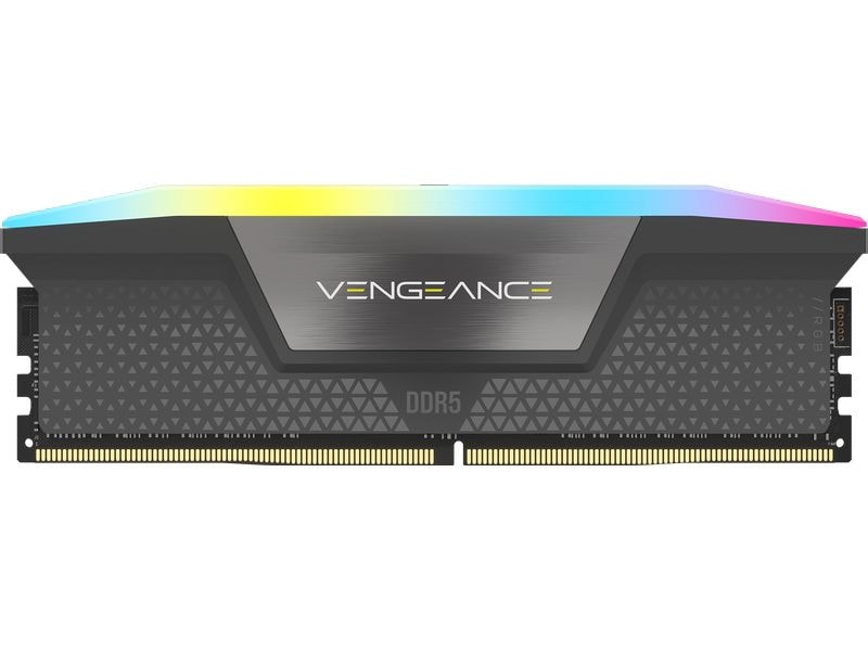 Corsair DDR5-RAM Vengeance RGB Grey 6000 MHz 2x 32 GB High-Performance Arbeitsspeicher