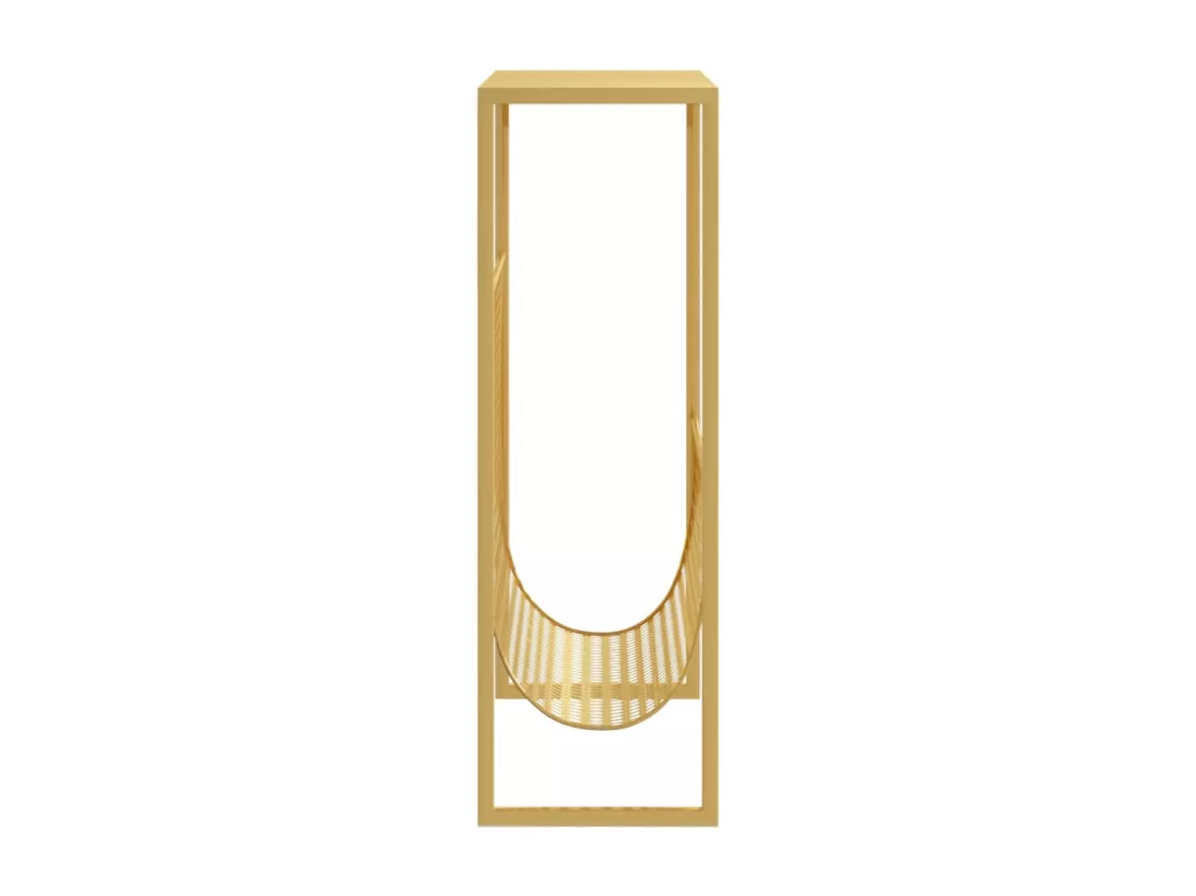 Porte-revue Doré 35x15x45 cm Acier