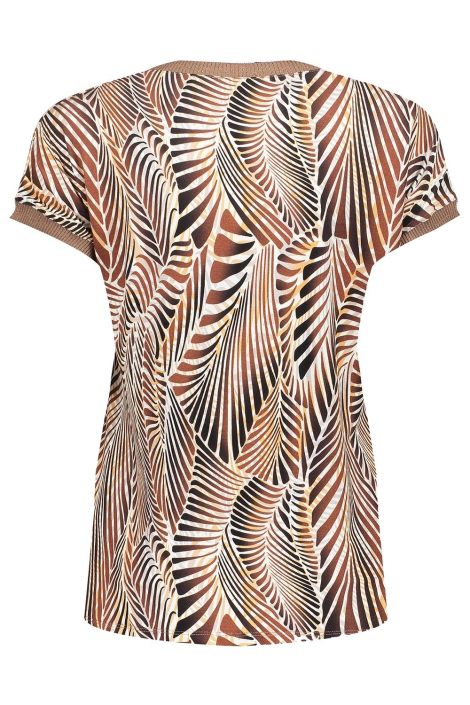 Geisha camel dames t-shirt
