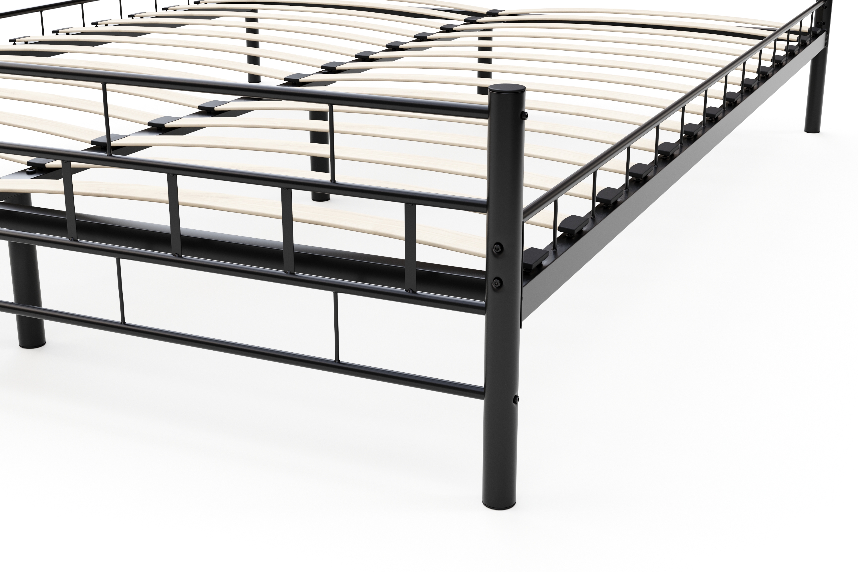Metallbett CIEL 160 x 200 cm schwarz