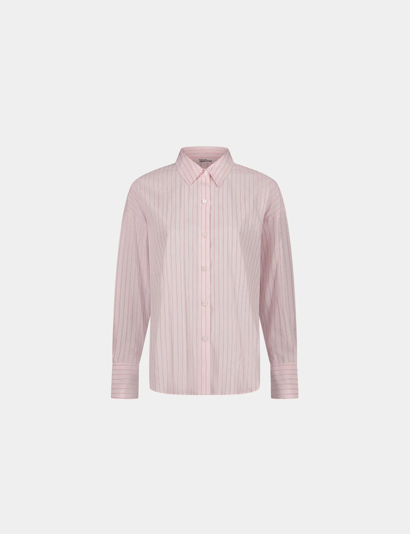 Chemise oversize rose clair