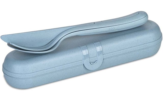 Koziol Besteck Etui + Besteckset KLIKK READY 2er-Set