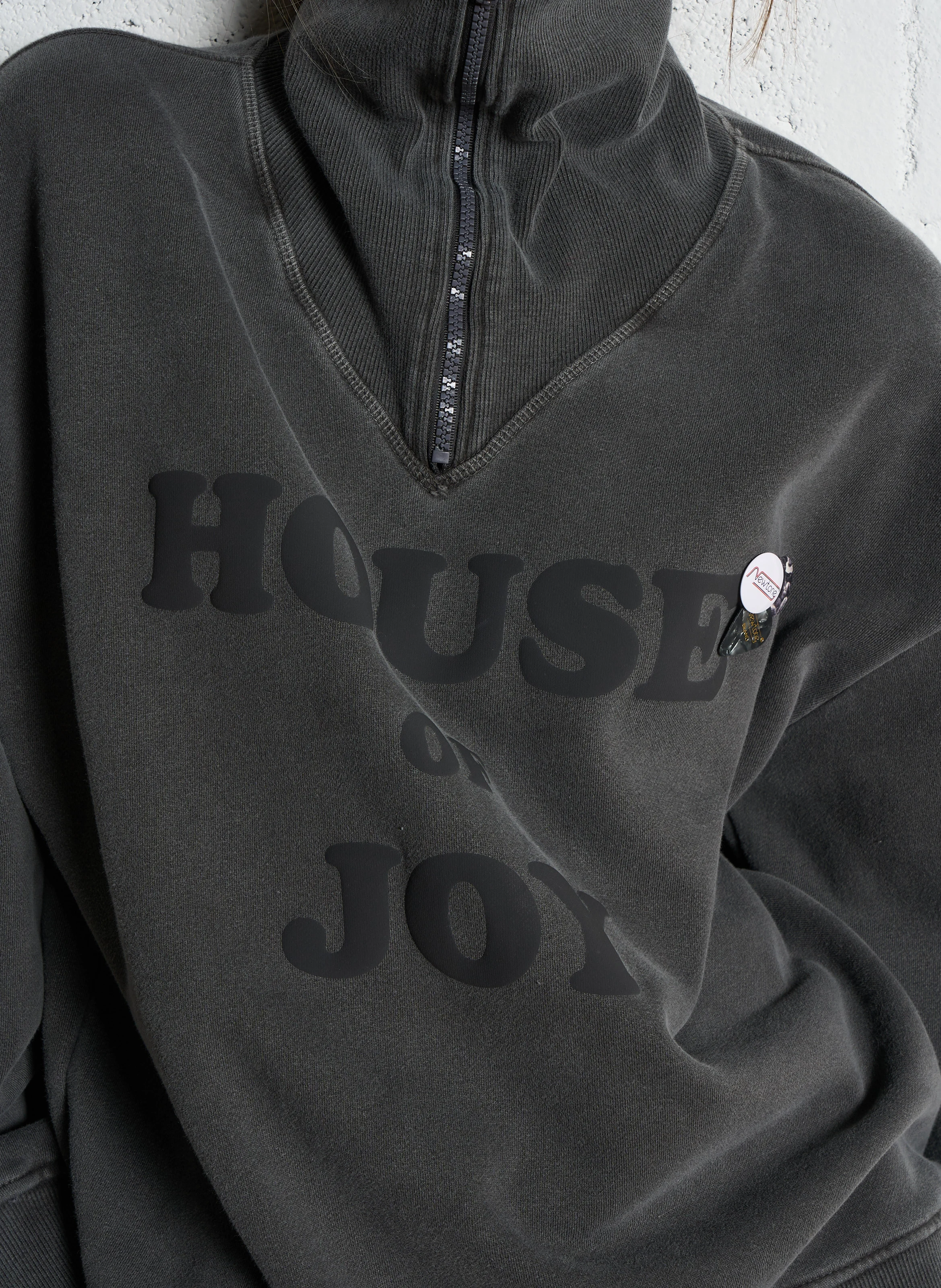 DRIVER HOUSE - Pull ample à pins en coton| Gris