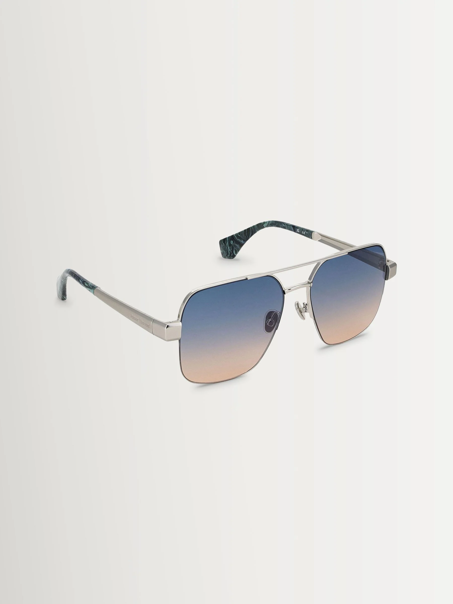Zilver - Vivienne Westwood Cowboy VW5100 400 Shiny Sunglasses