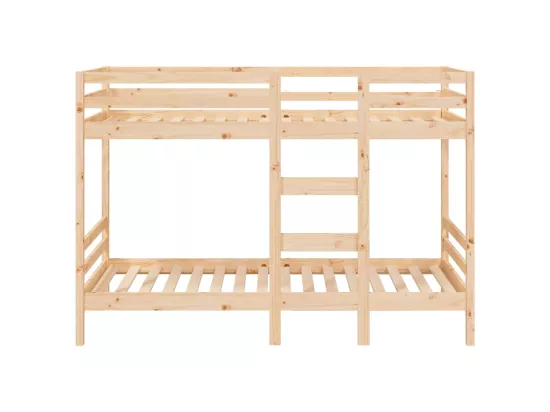 Lit superposé sans matelas 80x200 cm bois de pin massif