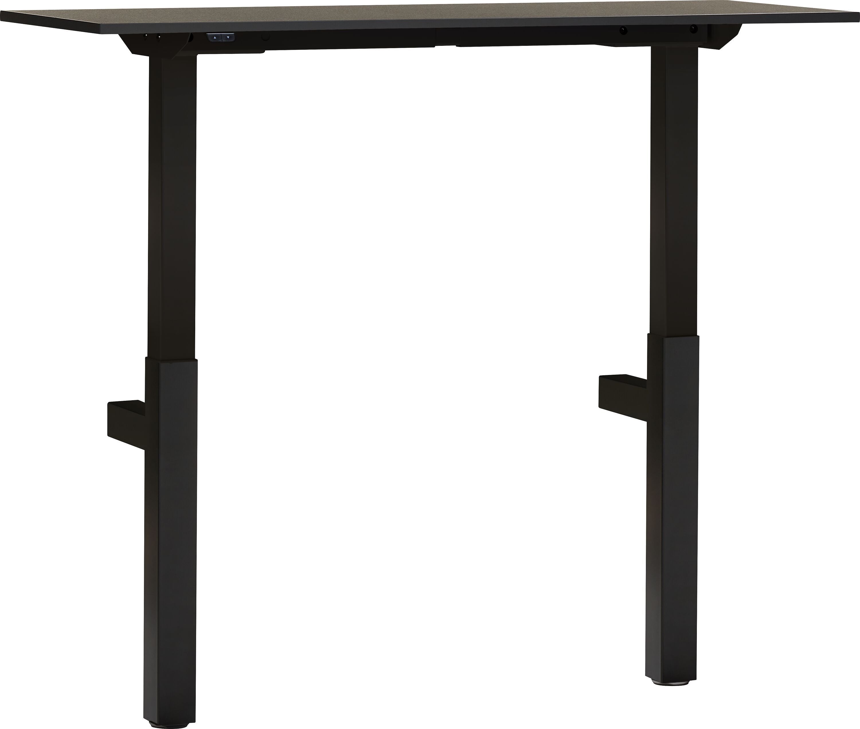 FLEXCUBE Wandtisch höhenverstellbar - Schwarz / B: 140.0 cm x T: 50.0 cm x H: 67.5 cm