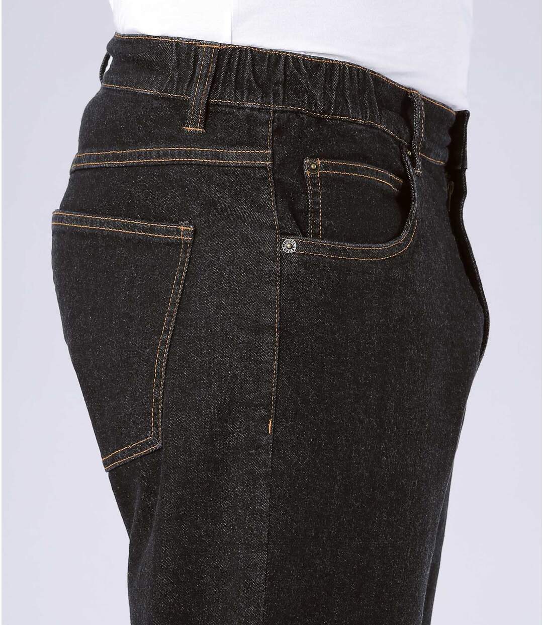 Jean Regular Stretch Confort Noir