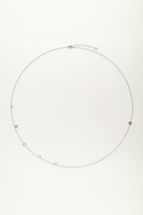 Ketting met amour letters