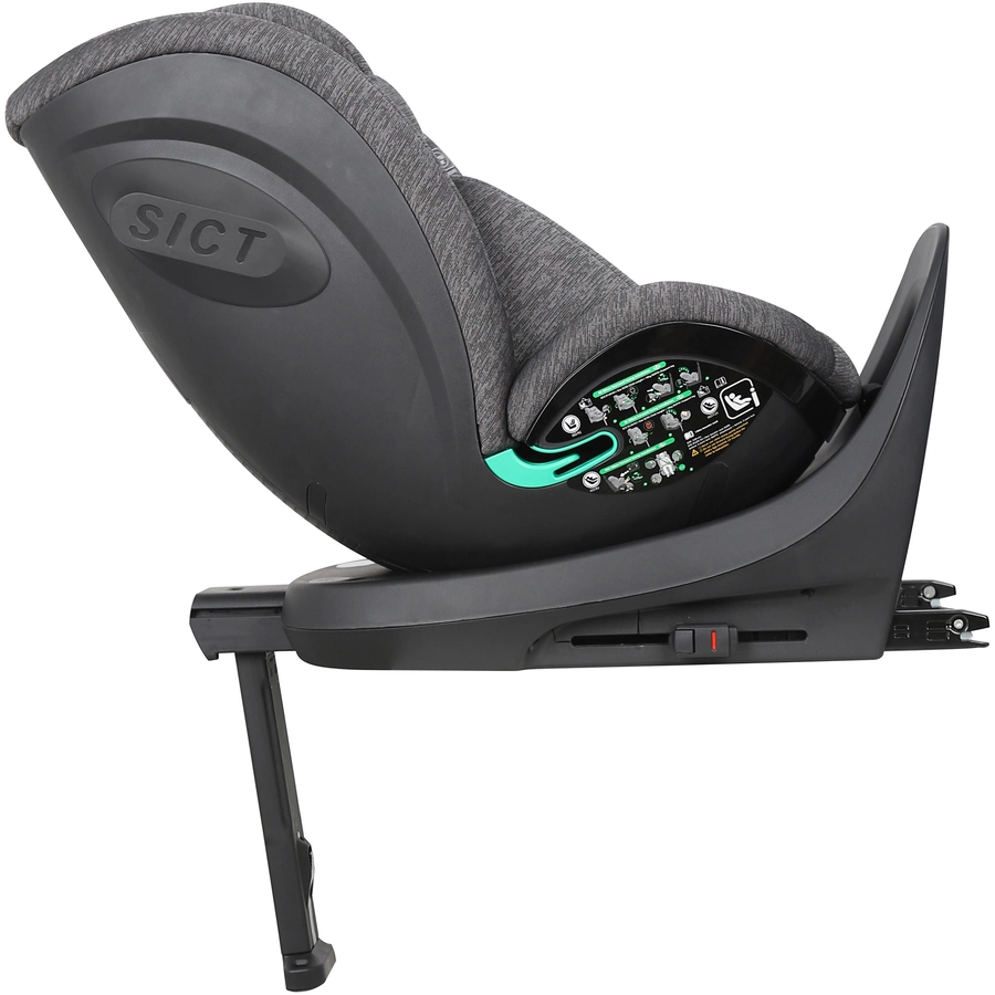 babyGO Reboarder i-Size Prime 360 grey