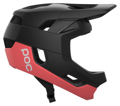 Casque Intégral Poc Otocon Noir/Rouge Corail