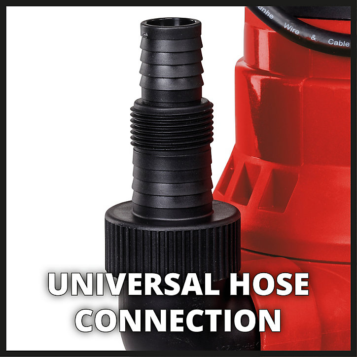 Pompe combinée 2 en 1 électrique d'évacuation d'eaux Einhell 700 W