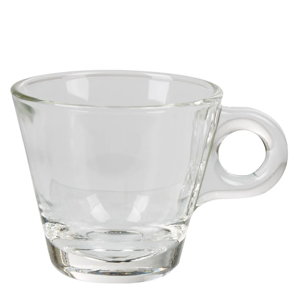 Tasse à expresso transparente