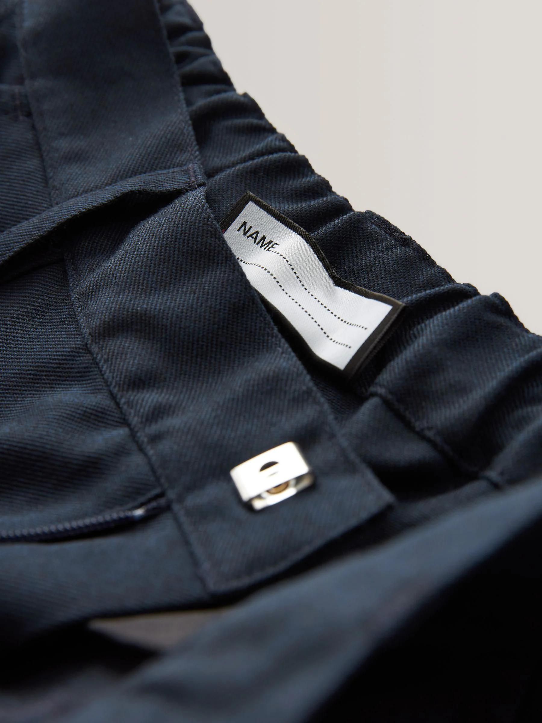 Marineblauw - Schoolbroek met rechte pijpen (3-17jaar)