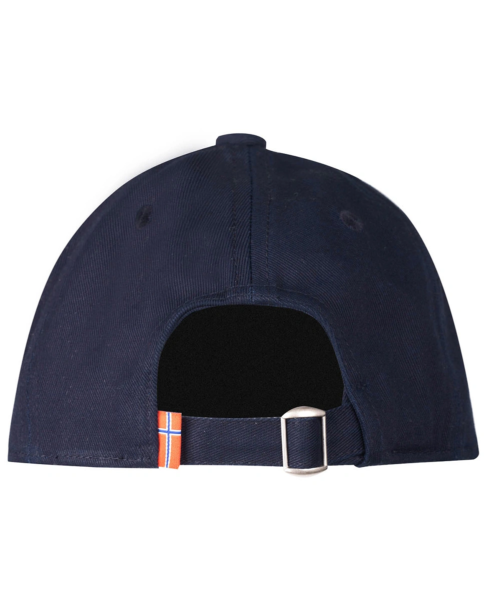 Basecap KROKSAND in navy/pepper green
