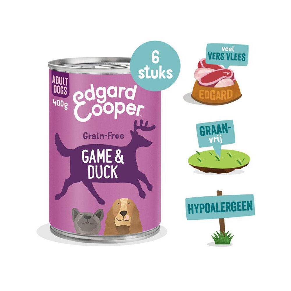 Edgard & Cooper Adult - Wild & Eend - Blik